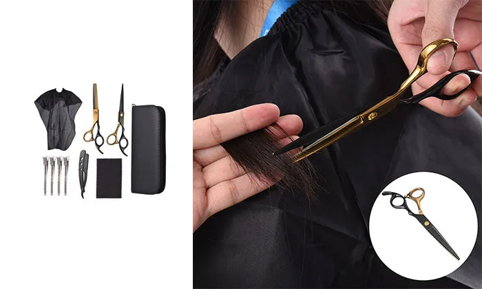 10 Piece Hairdressing Scissors Set