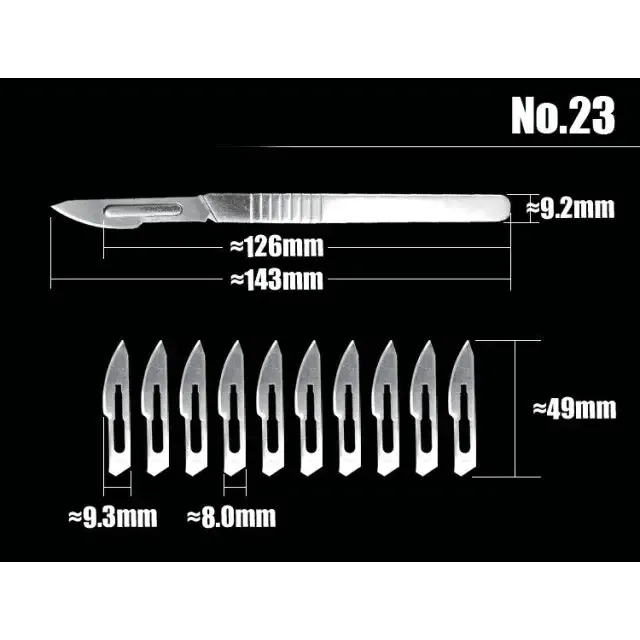 11# 23# Stainless Steel Graver Scalpel Blades for DIY Cutting Tool