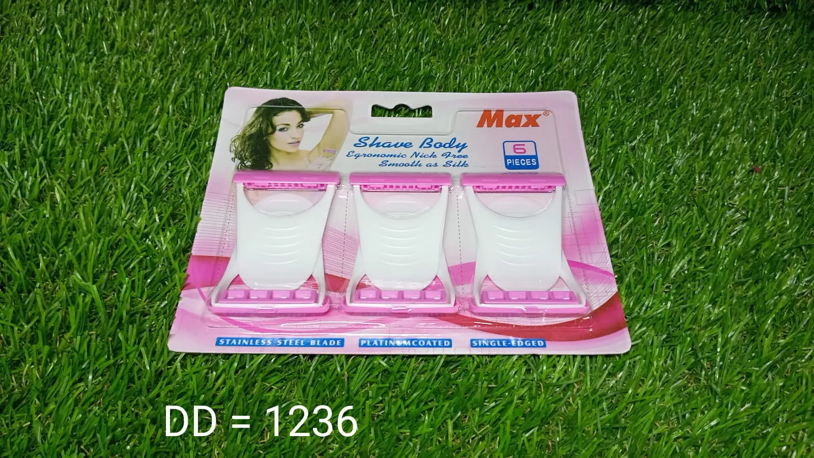 1236 Disposable Body Skin Hair Removal Razor for Women – Pack of 6