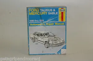 1986-94 Haynes Ford Mercury Service Manual