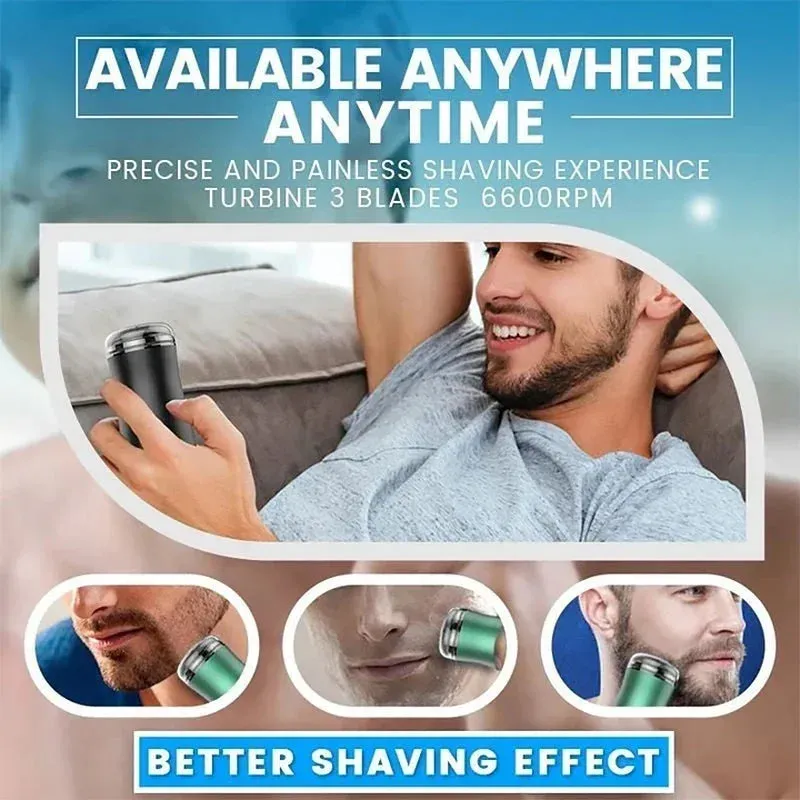 ✨2024 SALE Father's Day Gift✨Pocket SizE Washable Electric Razor