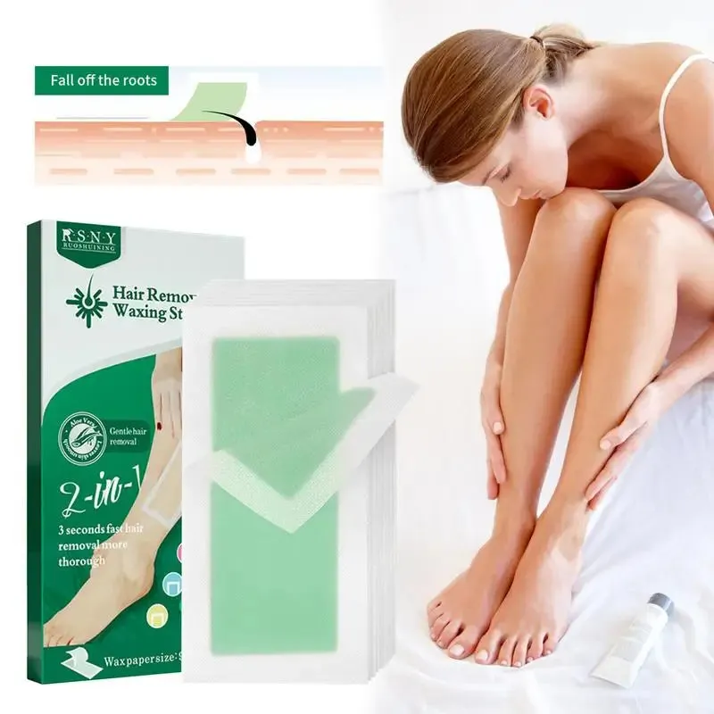 24Pcs Professional Hair Removal Wax Strips Kit