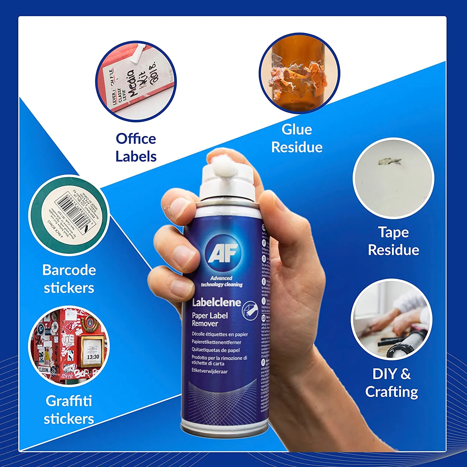 AF Labelclene Adhesive Paper Label Remover 200ml