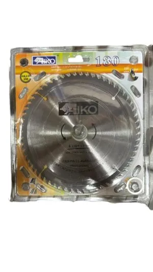 Aiko 7" 180*25.4*60T Wood Blade (Prof) | Model: SBA-W18060HD