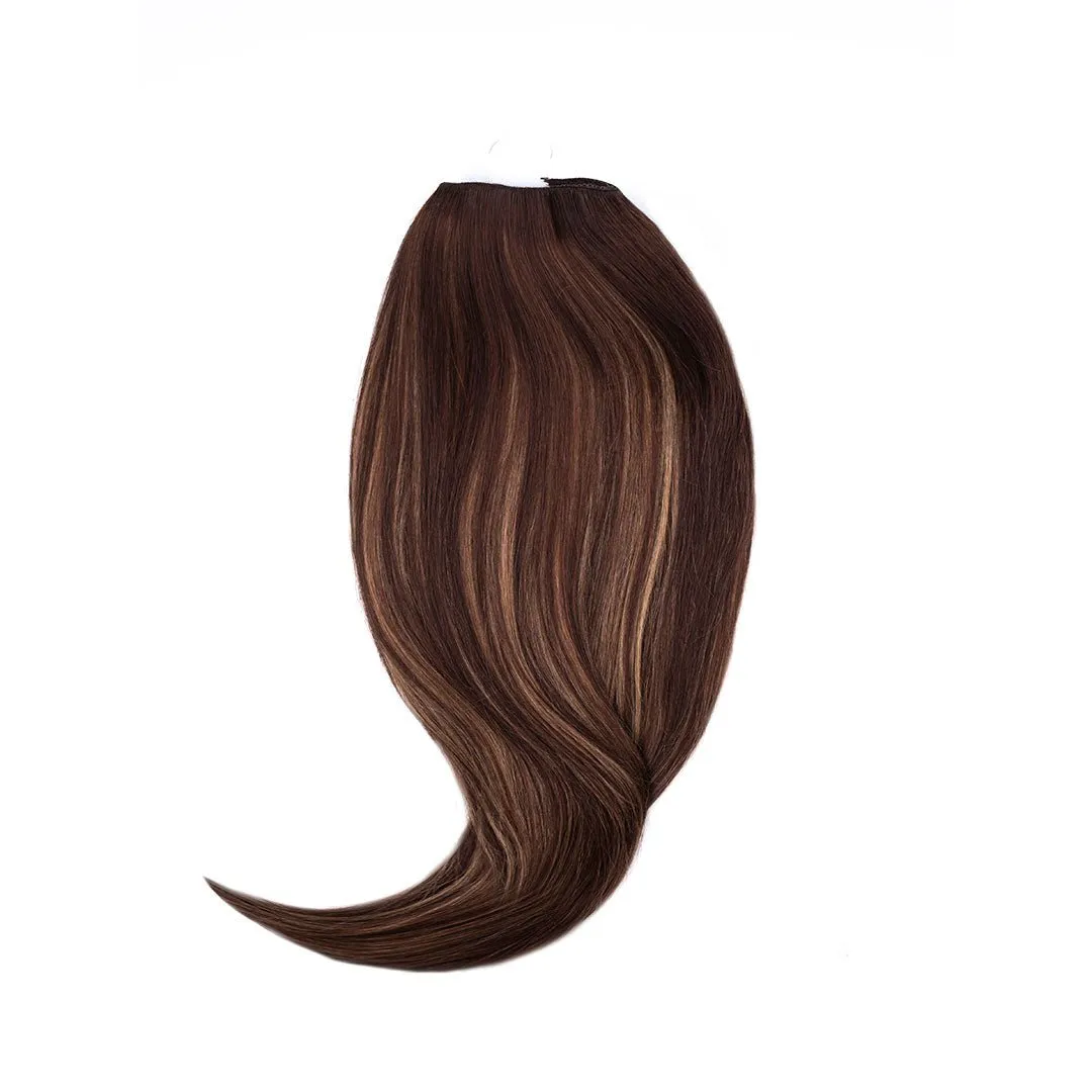 Amazing Hair Human Hair Secret Piece 2/10 Brown/Caramel 16"