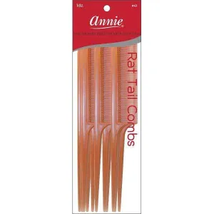 Annie Tail Comb Bulk 12Ct Bone