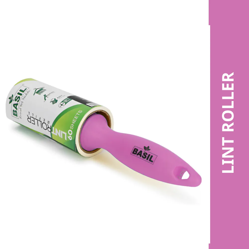 Basil Lint Roller for Dogs and Cats (Pink)