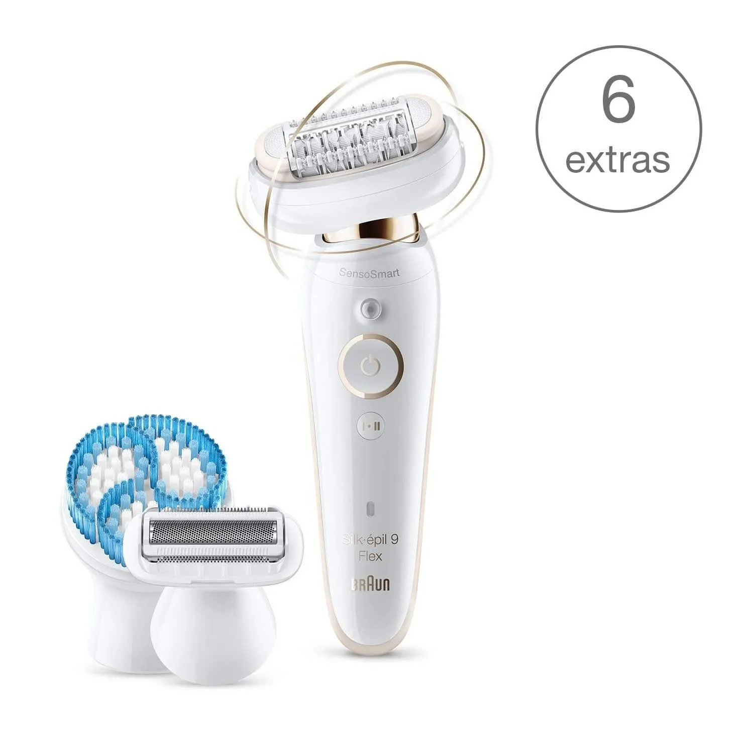 Braun Silk Epil Wet & Dry Epilator With Exfolation Brush Ses 9010