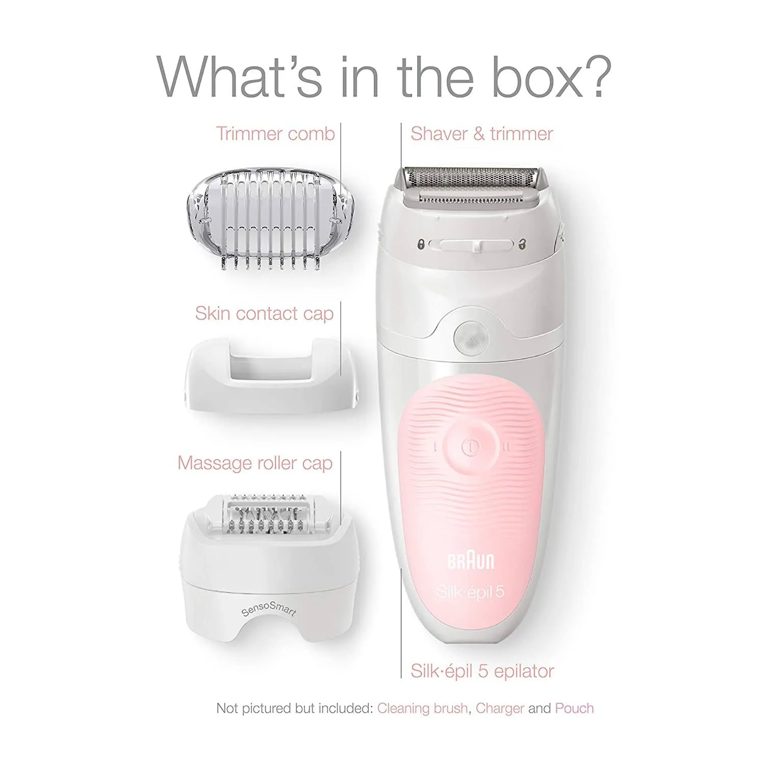 Braun Silk Epil Wet & Dry Epilator With Shaver Head 5-620