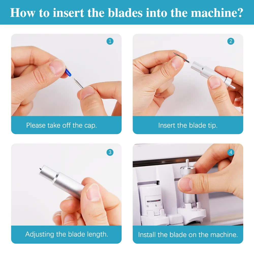 Cutting Blades for Cricut Explore Air/Air 2/Maker 60 Pcs