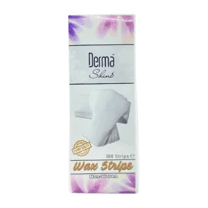 DERMA SHINE NON-WOVEN WAX STRIPS 100PCS