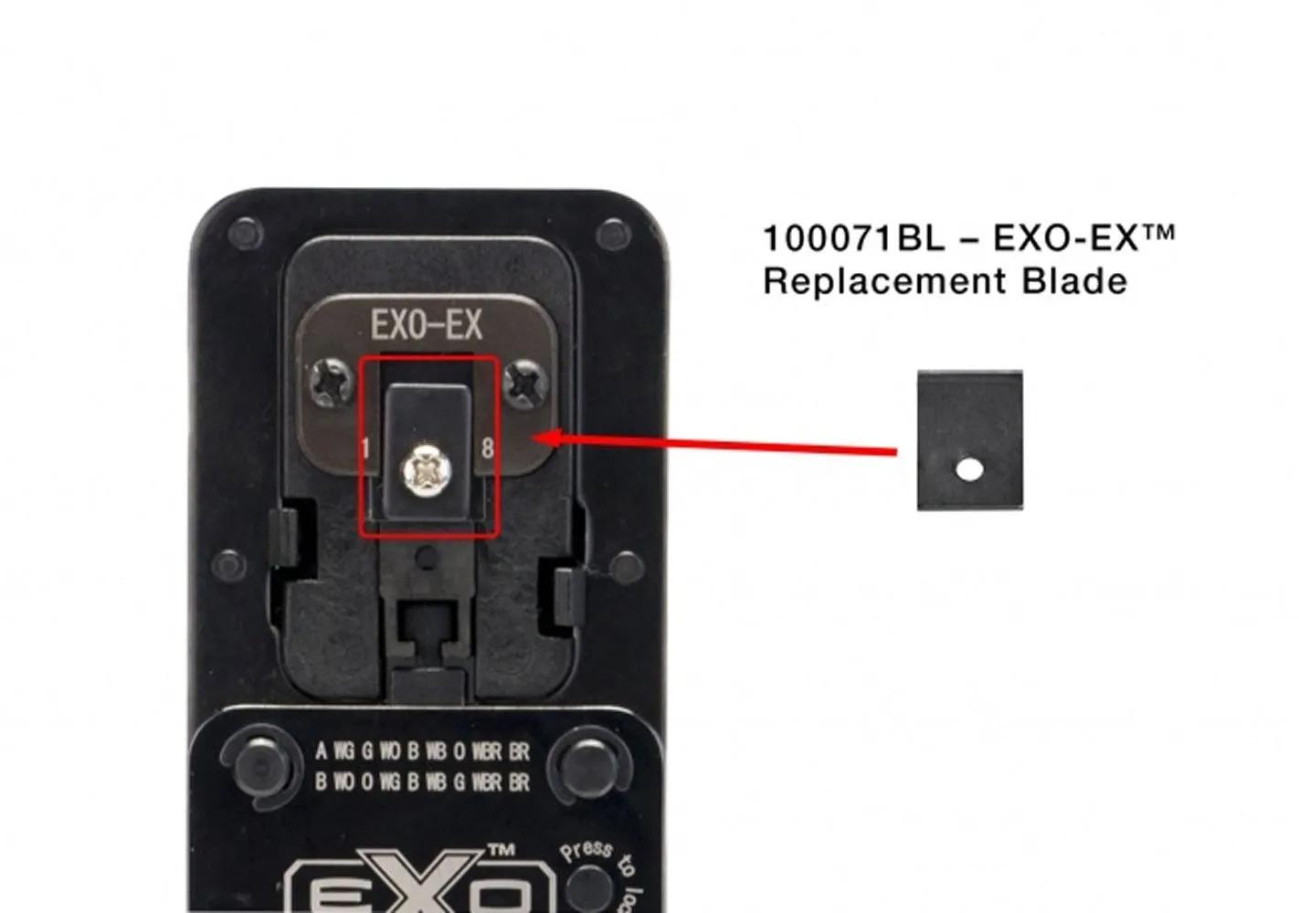 EXO EX Die Replacement Blades, 2 Pack