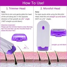 Finishing Touch Hair Epilator - Safe & Pain-Free Hair Removal