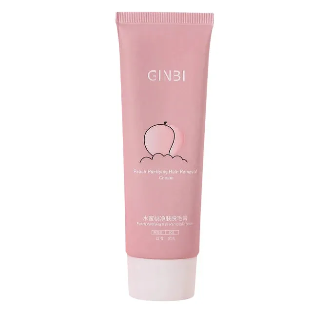 Gentle Hair Removal Cream for Sensitive Skin, 80g - Painless Body and Bikini Hair Remover