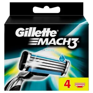 Gillette Mach 3 Blades 4 Pack