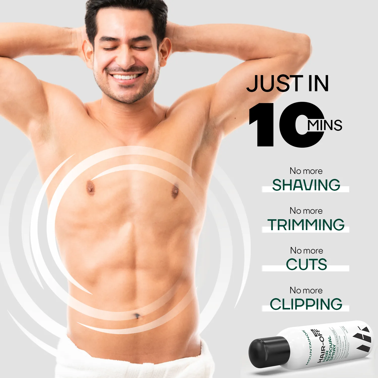 Hair Removal Spray for Men🧔🏻‍♀️| Painless & Fast-Acting Body Hair Solution🌻 - 200ml