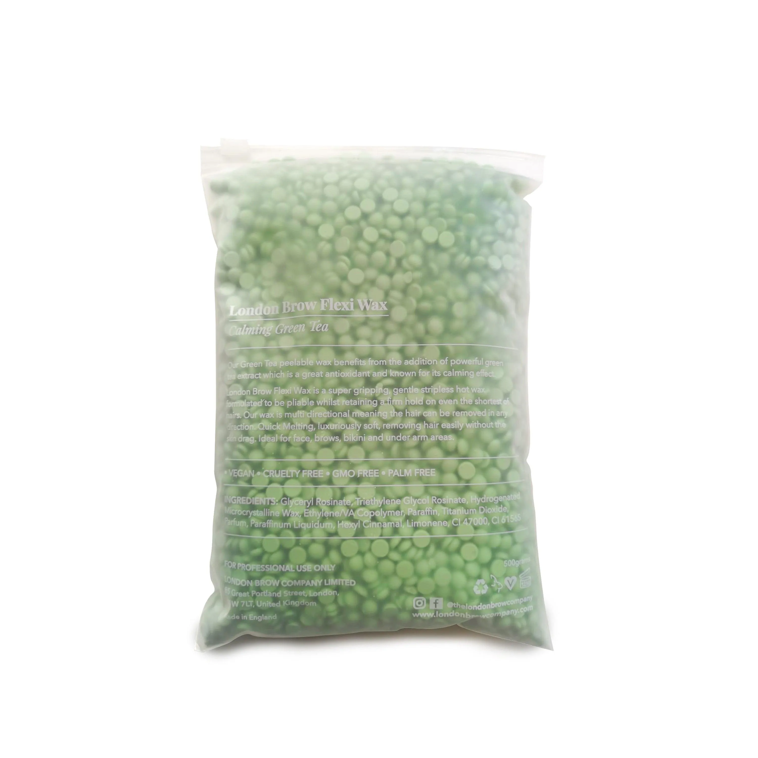 Hot Wax Pellets - Green Tea Flexi Wax 500g