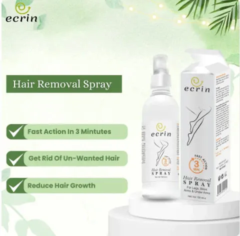 Instant Hair Remover Spray Wipe Off Hair Remover Spray