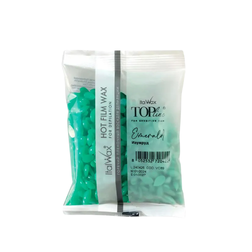 ITALWAX - Hard Wax Emerald Top Line, 100g