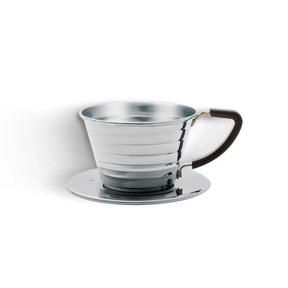 Kalita Wave 155 Basic Pour Over Coffee Kit - Stainless Steel