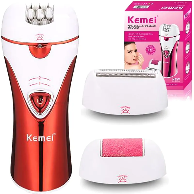 Kemei KM-1107 3 in 1 Epilator