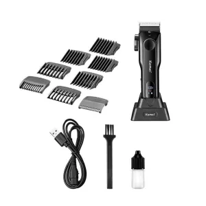 LED LCD Digital Display Hair Clipper for Precise Haircuts