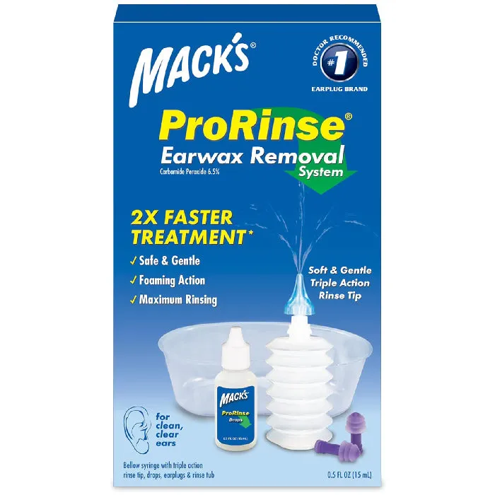 Macks ProRinse Ear Wax Removal System