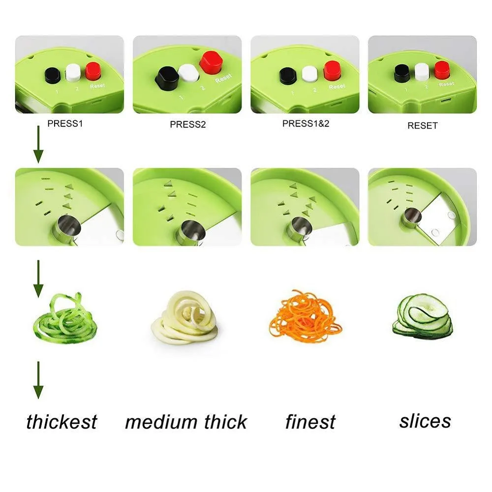 MANUAL SPIRAL VEGETABLES CUTTER