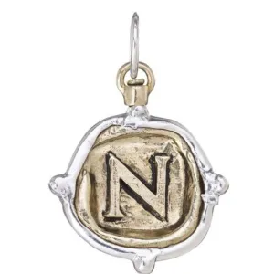 N Insignia Initial Voyager Charm - Waxing Poetic