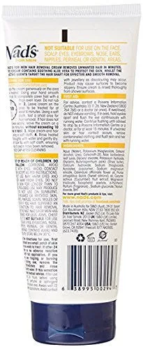 NAD'S FOR MEN HAIR REMOVAL CREAM, 6.8 OUNCE