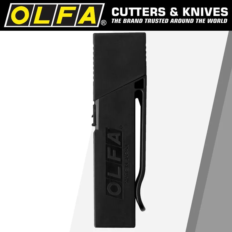 OLFA OLFA BLADES EXCEL BLACK 30/PK CARDED ULTRA SHARP 18MM WITH BELT CLIP BLA LBB30B