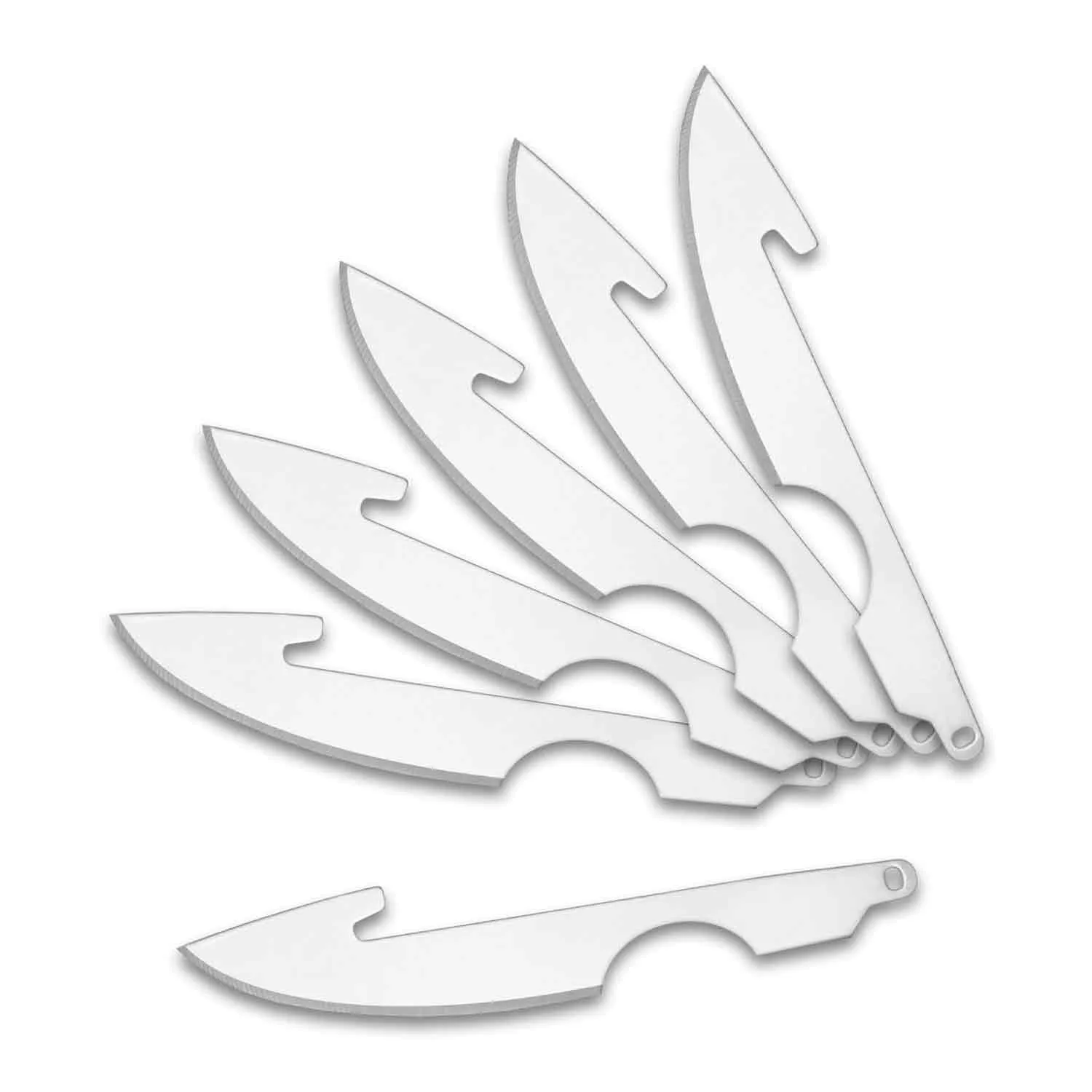 Outdoor Edge 3.0" Replacement Caping Blades  (6 Pack)