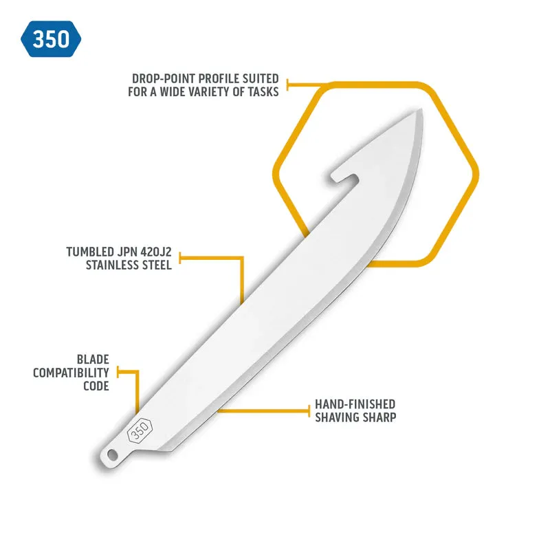 OUTDOOR EDGE RAZOR REPLACEMENT BLADES 3.5" 6CT