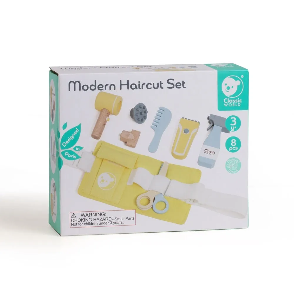 Pretend & Play Modern Haircut Set 8pc