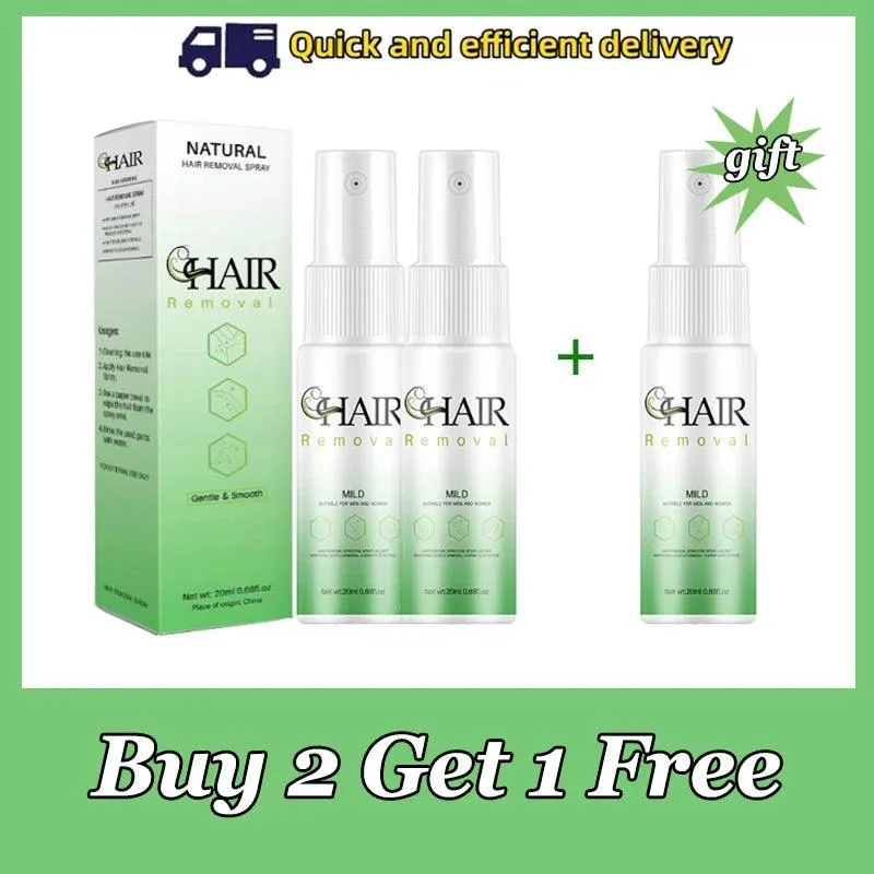 Rapid Hair Removal & Regrowth Inhibitor Spray Set