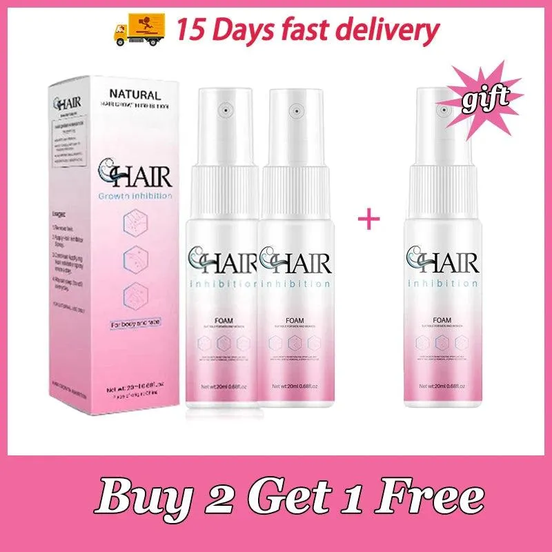 Rapid Hair Removal & Regrowth Inhibitor Spray Set