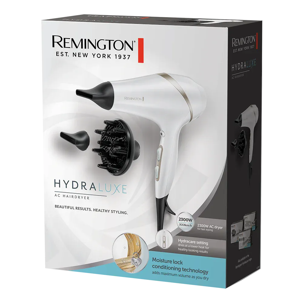 REMINGTON HYDRALUXE HAIR DRYER WITH MOISTURE– AC8901