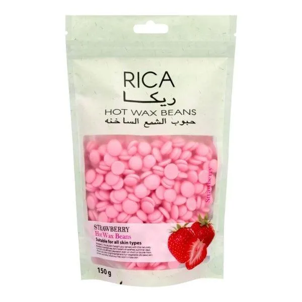 RICA HOT WAX BEANS STRAWBERRY 150G