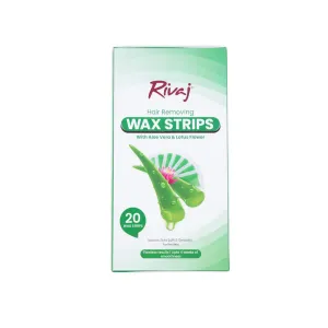 Rivaj Hair Removing Body Wax Strips (Aloe Vera & Lotus Flower)