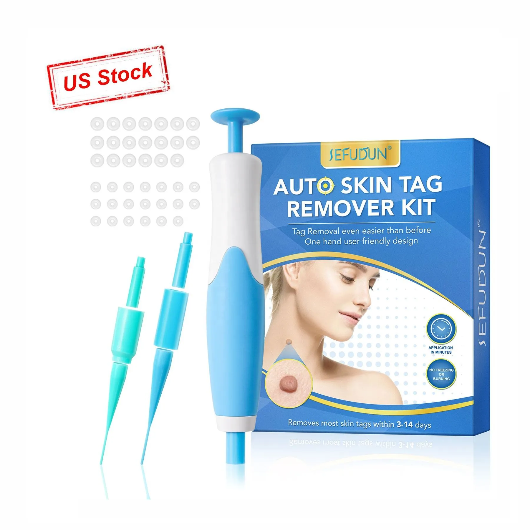 Skin Wart Tag Remove Kit With Cleansing Swabs for Face Mole Skin Tag and Mole Remover Pen