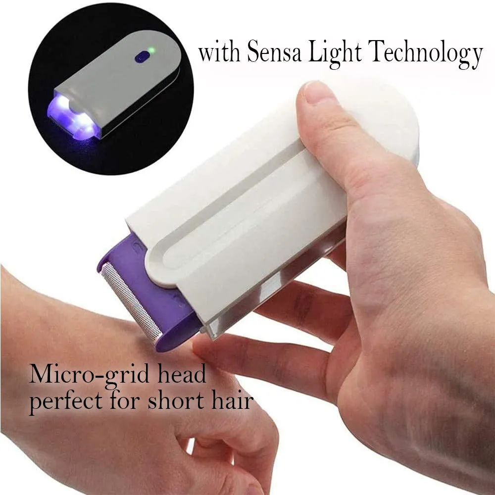 USB Rechargeable Epilator Laser Hair Remover for Face and Body