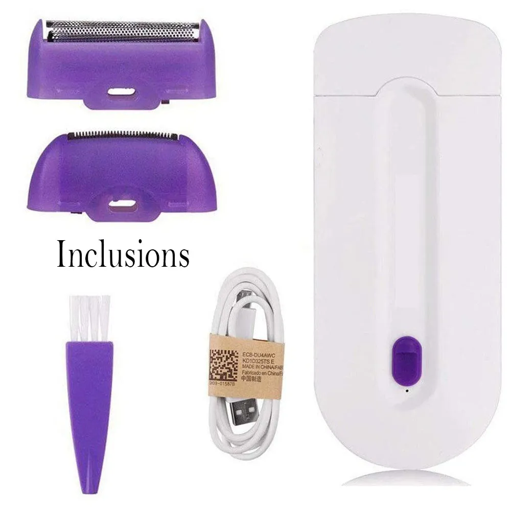 USB Rechargeable Epilator Laser Hair Remover for Face and Body