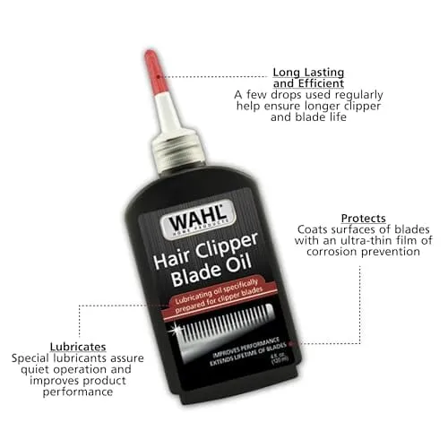 Wahl Premium Hair Clipper Blade Lubricating Oil for Clippers